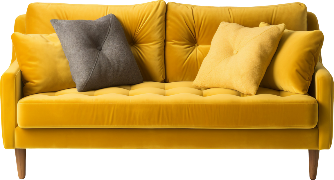 Yellow Modern Sofa
